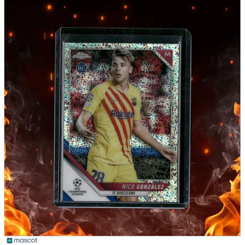 2021 Topps Chrome UEFA Jan Oblak Speckle Rookie #107