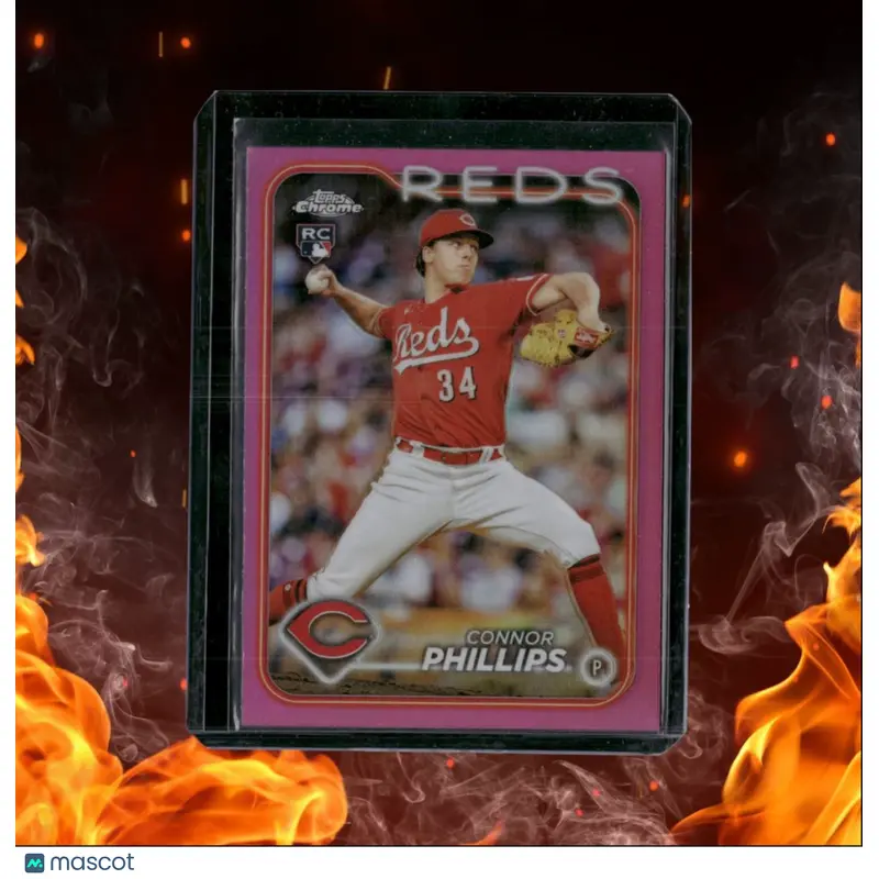2024 Topps Chrome Connor Phillips Pink Refractor Rookie #20