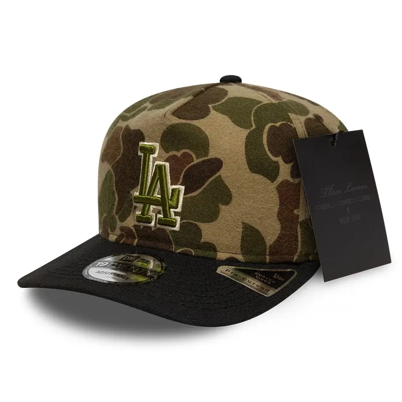LA Dodgers Three Looms x MLB Wool Duck Camo 19TWENTY Adjustable Cap