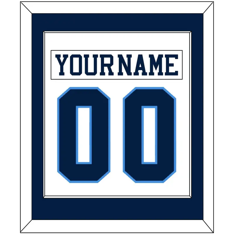 Pittsburgh Nameplate & Number (Back) Combined - Home White (1977-1980) - Single Mat 1