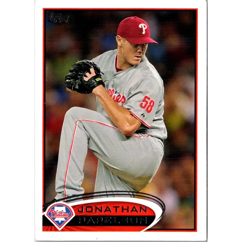 2012 Topps Red Jonathan Papelbon #345