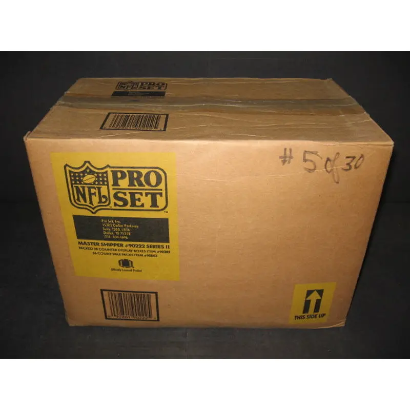 1990 Pro Set Football Series 2 Case (20 Box)