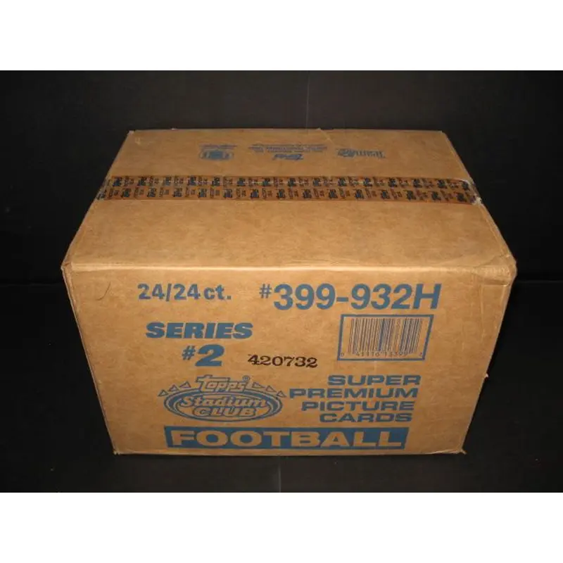 1993 Topps Stadium Club Football Series 2 Case (Hobby) (24 Box)