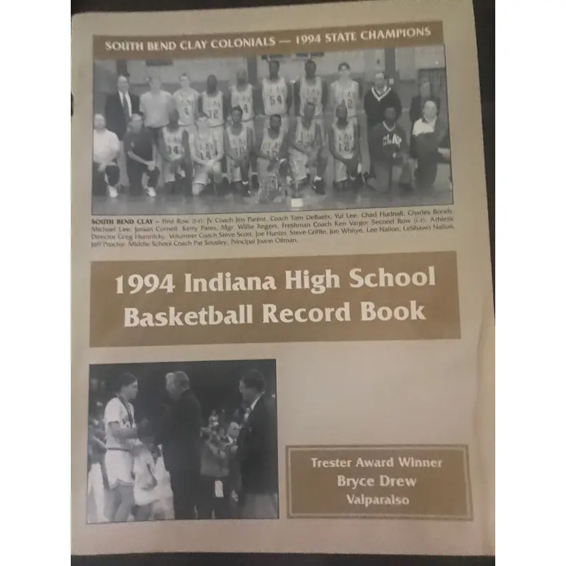 1994 Indiana High School Basketball Record Book