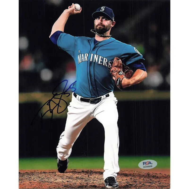 Tony Zych signed 8x10 photo PSA/DNA Autographed Seattle Mariners