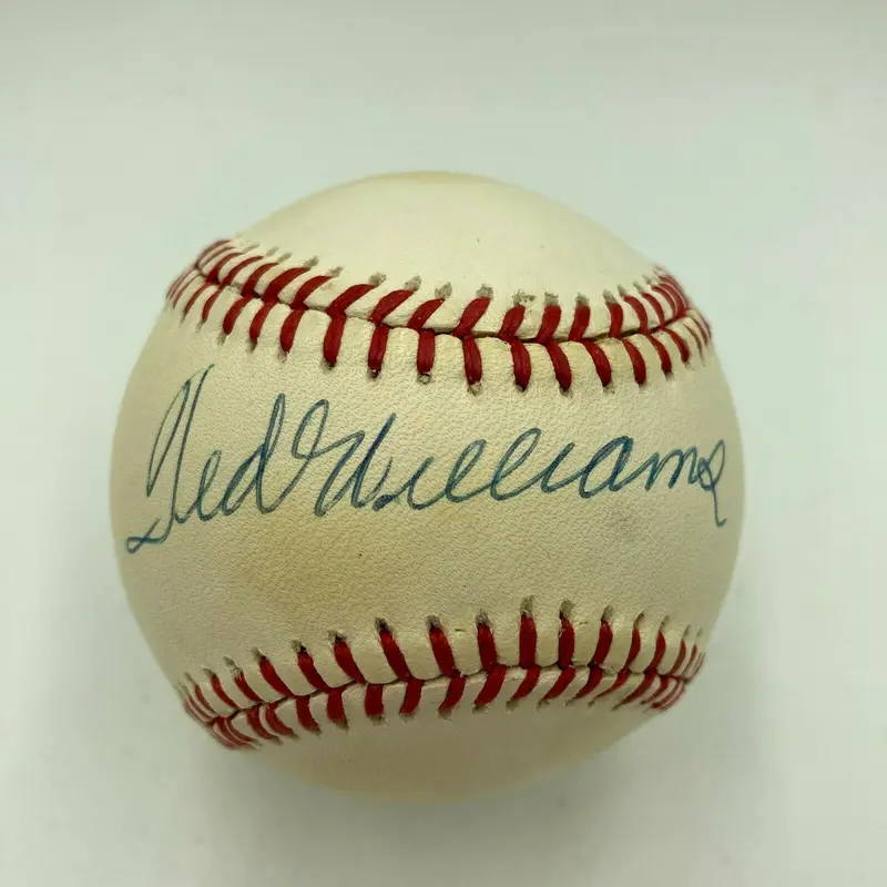Ted Williams Signed Autographed Official American League Baseball With JSA COA