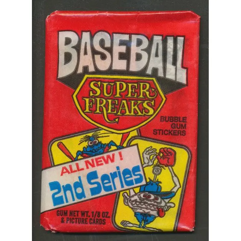 1973 Donruss Super Freaks Baseball Unopened Series 2 Wax Pack