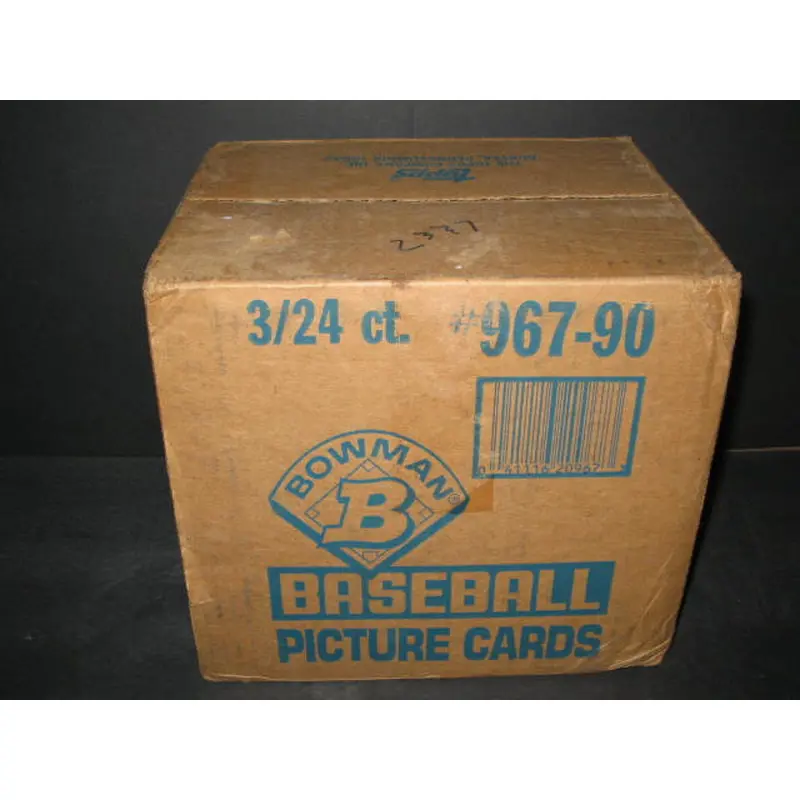 1990 Bowman Baseball Rack Pack Case (3 Box)