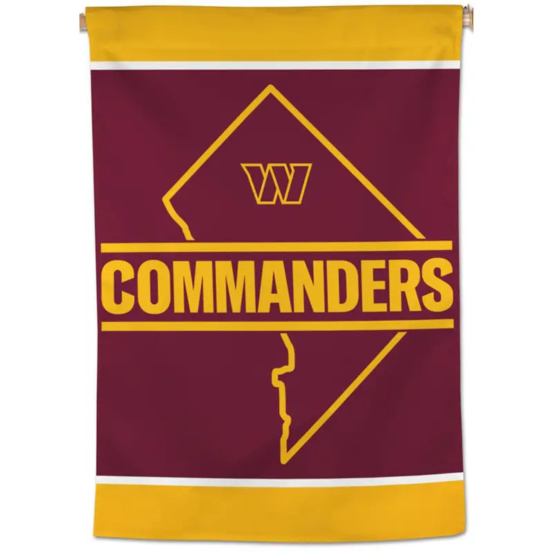Washington Commanders Official NFL Football Team Logo 28x40 Wall BANNER - Wincraft Inc.