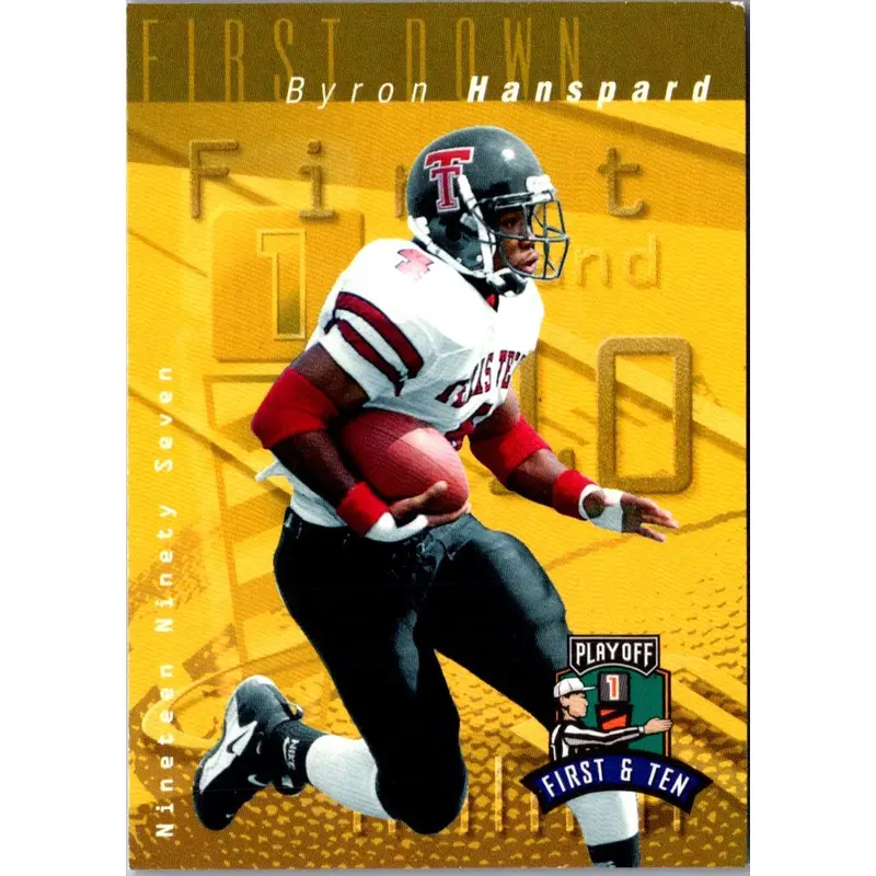 1997 Playoff Absolute Gold Redemption Byron Hanspard #102