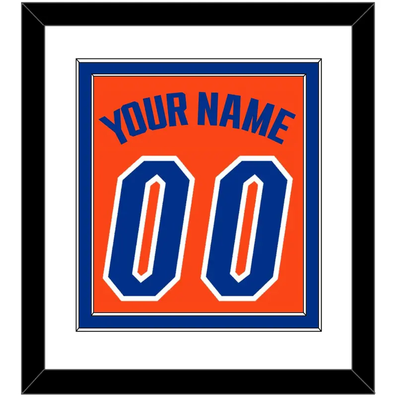 Florida Basketball Name & Number - Road Orange (2017-2018) - Double Mat 1