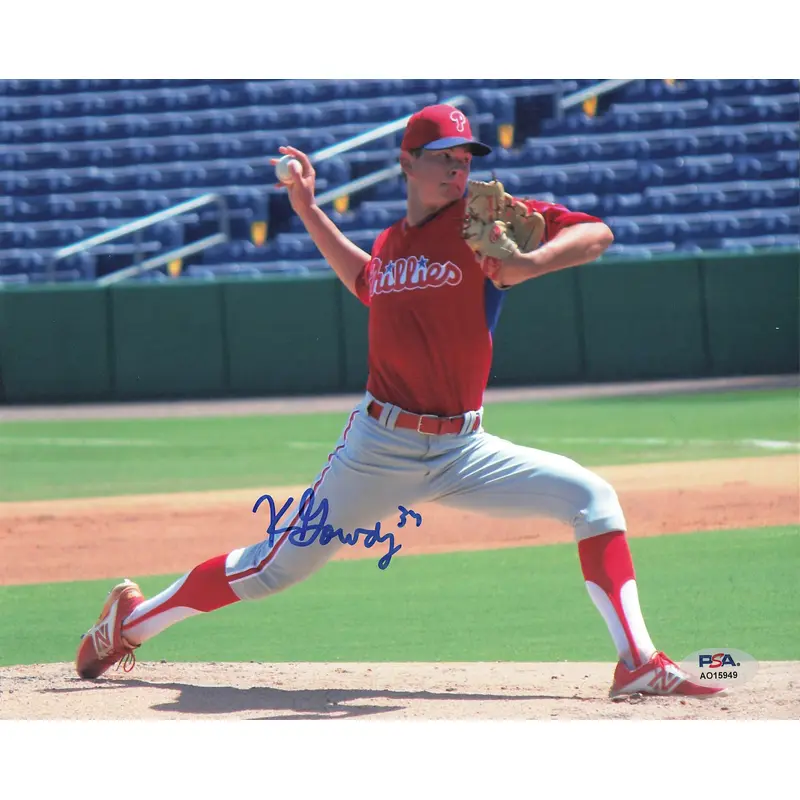Kevin Gowdy signed 8x10 photo PSA/DNA Philadelphia Phillies Autographed