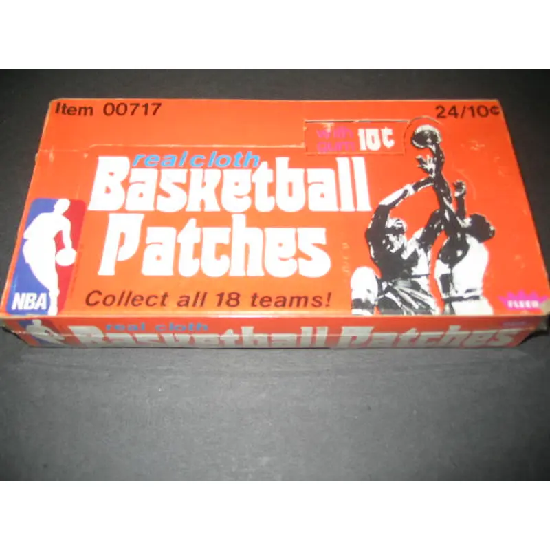 1974 Fleer Basketball Team Patches Unopened Wax Box