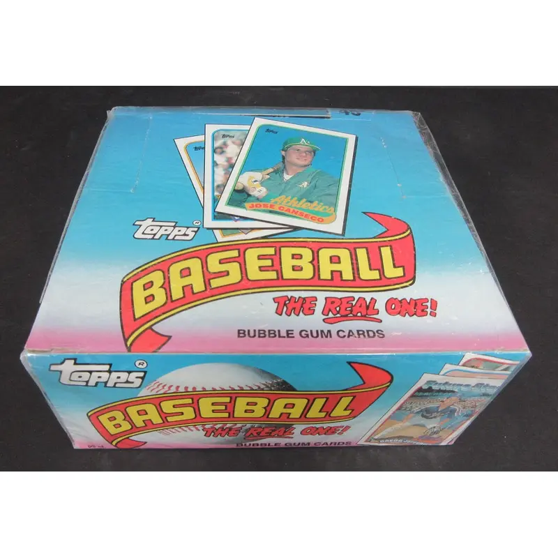 1989 Topps Baseball Box (Alternate Wrap)