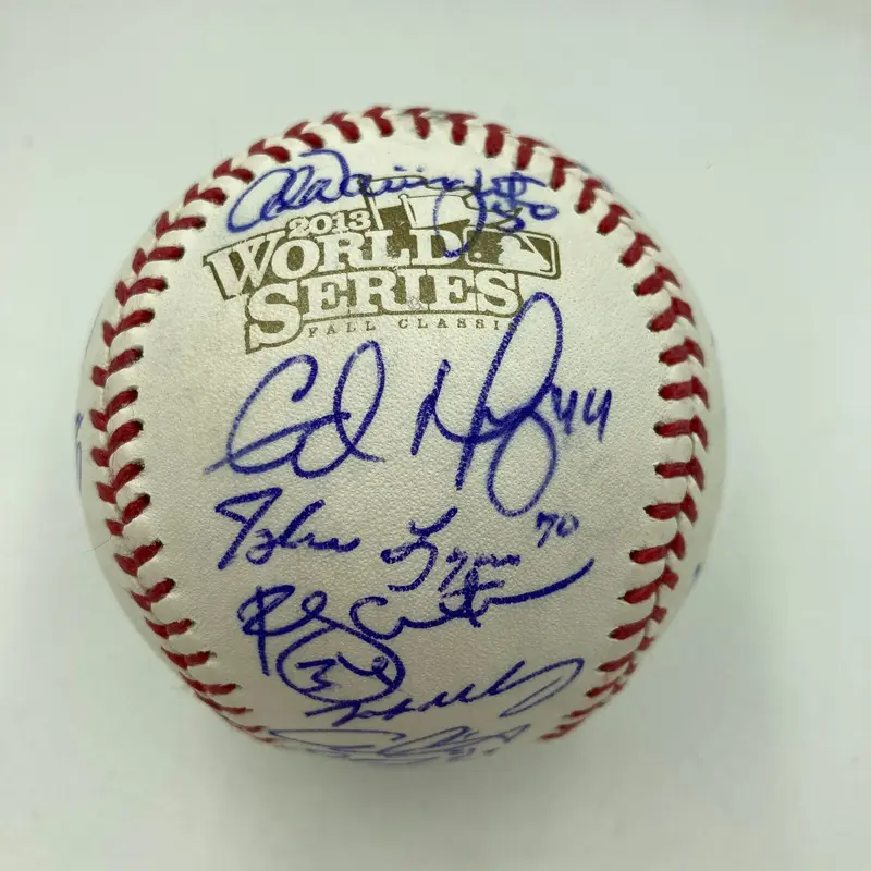 2013 St. Louis Cardinals NL Champs Team Signed World Series Baseball JSA COA