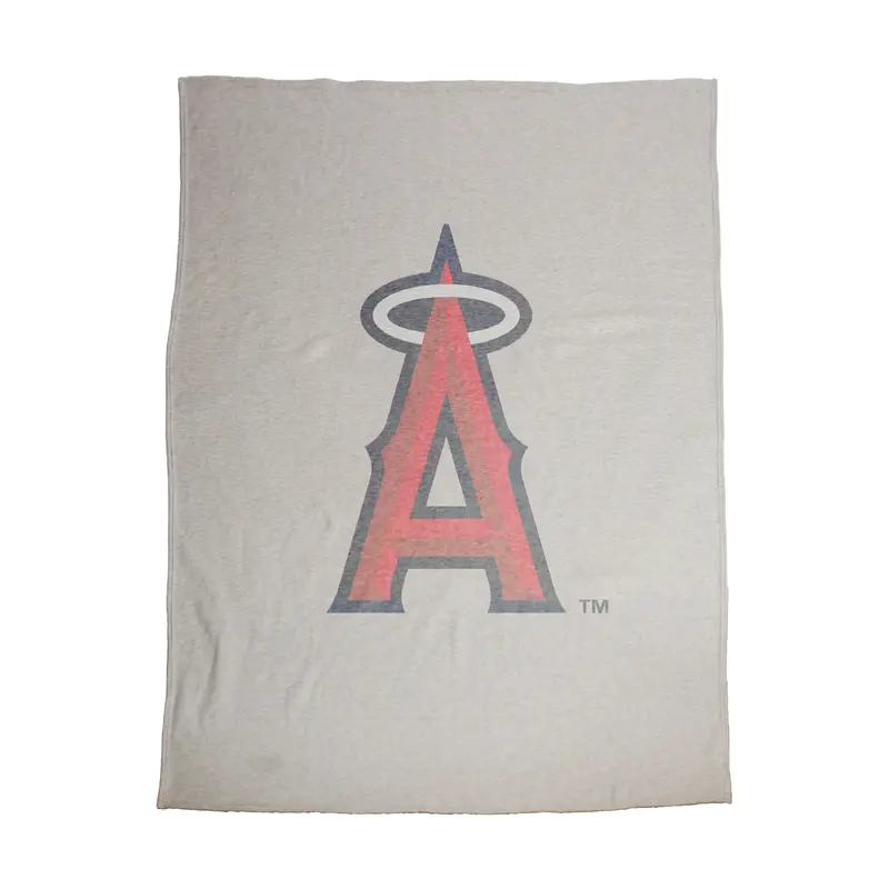 LA Angels Oversized Logo Sublimated Sweatshirt Blanket