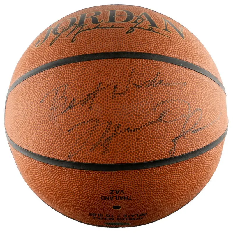 Michael Jordan Signed Autographed Wilson Basketball UDA Upper Deck COA