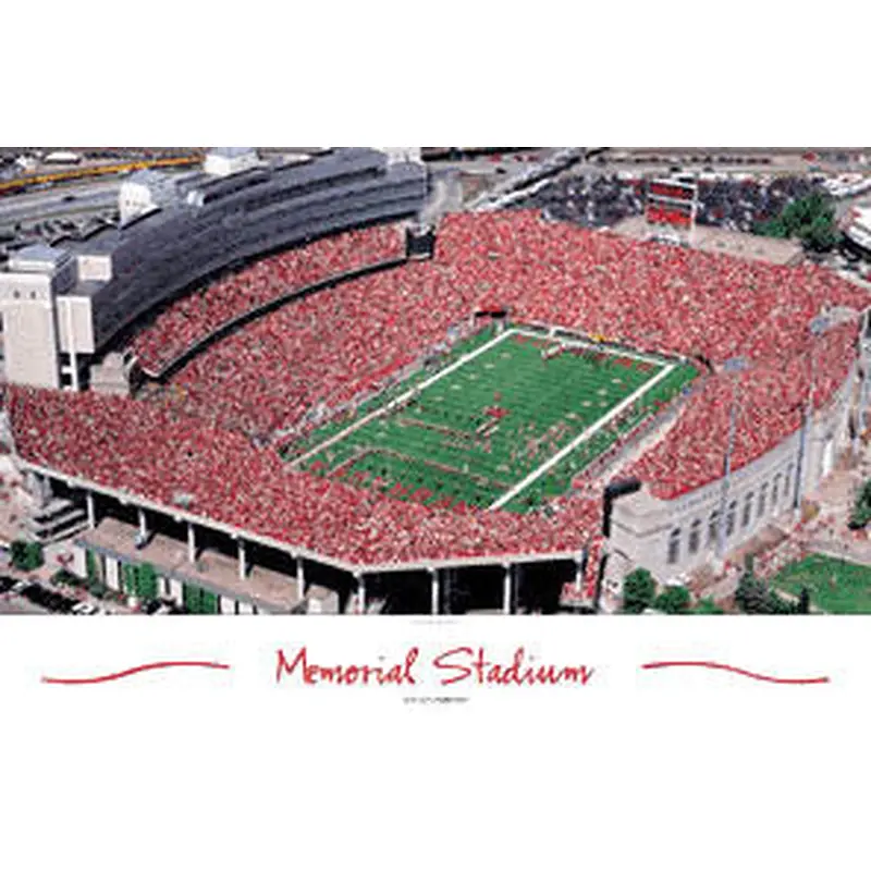 Memorial Stadium "Here Come the Huskers" - Rick Anderson