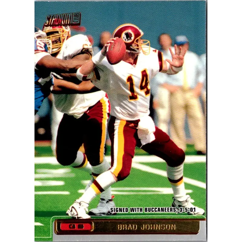 2001 Stadium Club Brad Johnson #64