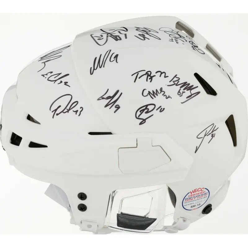 2018 Washington Capitals Stanley Cups Champions Team Signed Helmet Fanatics Holo
