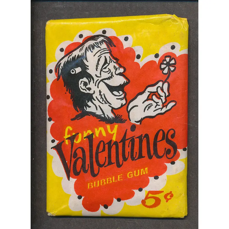 1959 Topps Funny Valentines Unopened Wax Pack