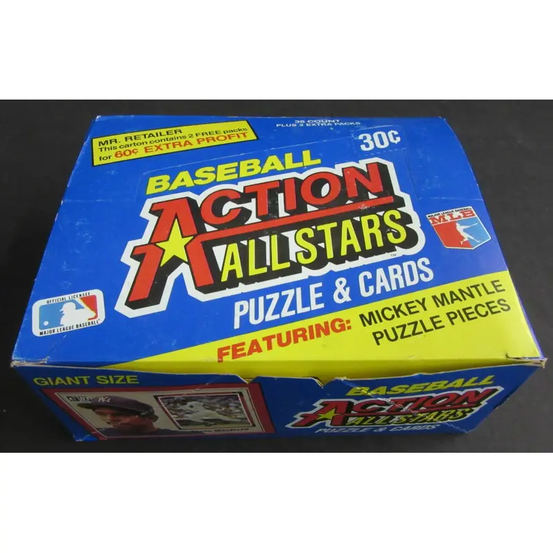 1983 Donruss Action All Stars Baseball Unopened Box