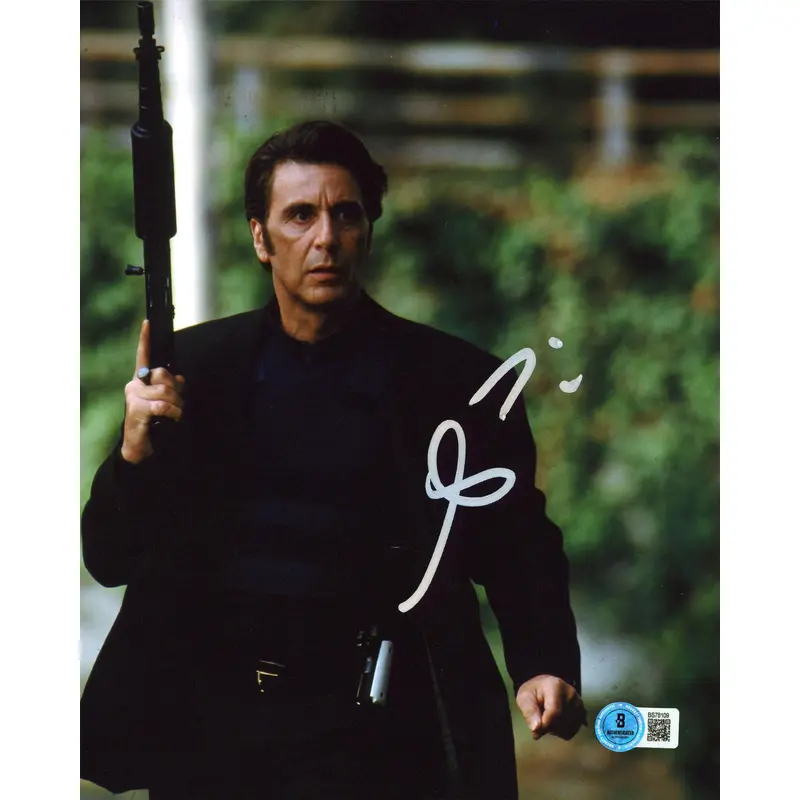 Al Pacino Heat Authentic Signed 8x10 Vertical Photo BAS #BS78109