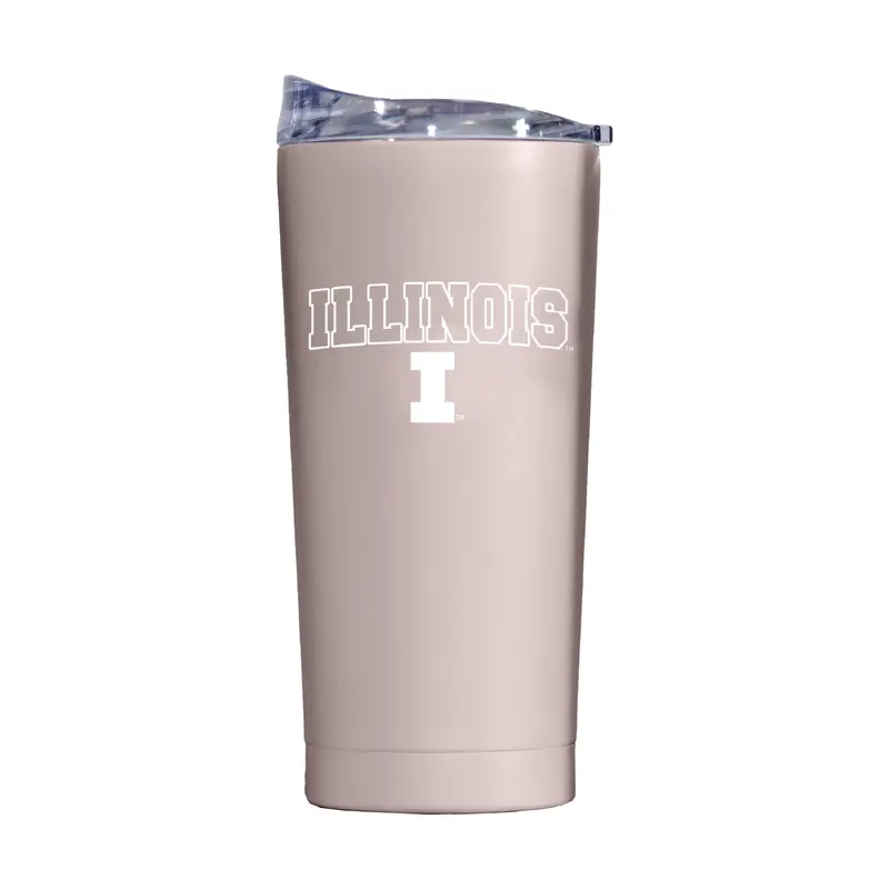 Illinois 20oz Stencil Powder Coat Tumbler