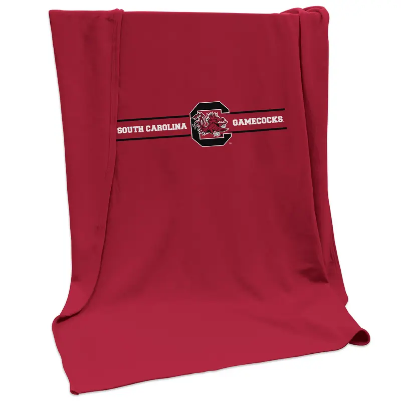 South Carolina Campus Colors Sweatshirt Blanket (Screened)