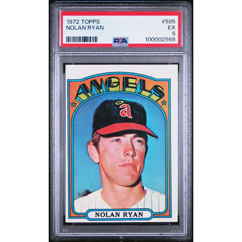 Nolan Ryan 1972 Topps #595 PSA 5 EX 2568