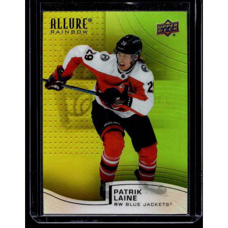 2021-22 Upper Deck Allure - Rainbow - Yellow Green - Patrik Laine #R-82