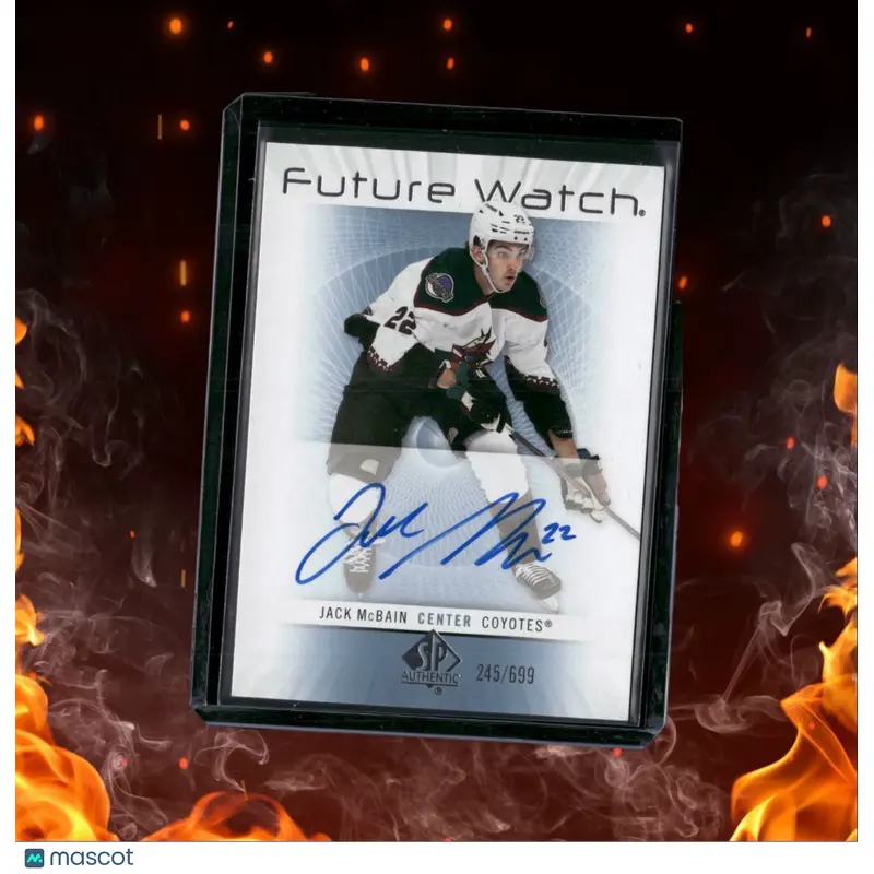 2022-23 UD SP Authentic Jack McBain Future Watch Auto 245/699 #RFWA-JA