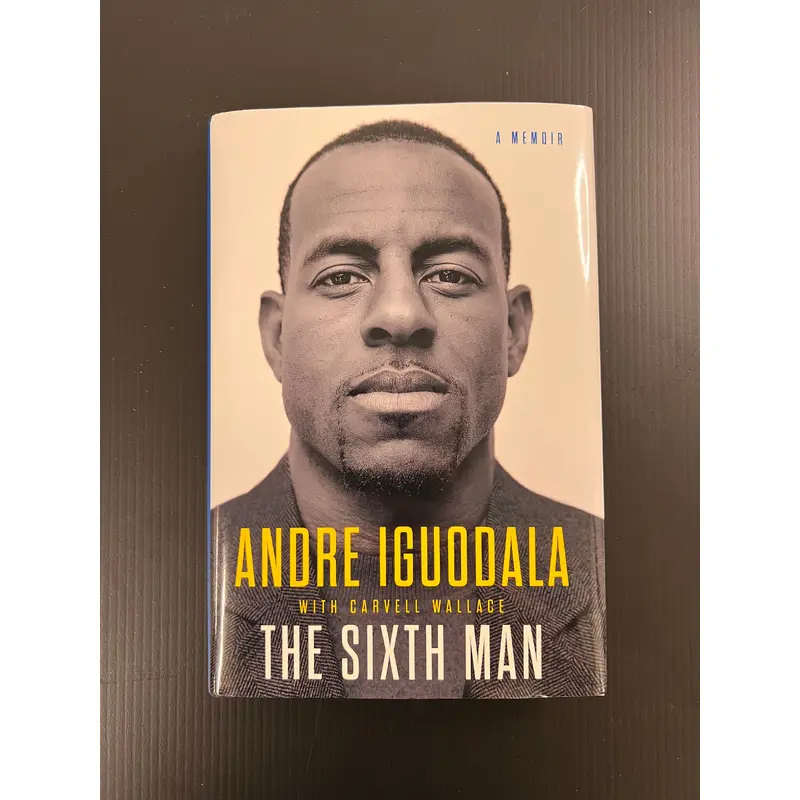 Andre Iguodala Signed Book PSA/DNA LOA The Sixth Man with Carvell Wallace