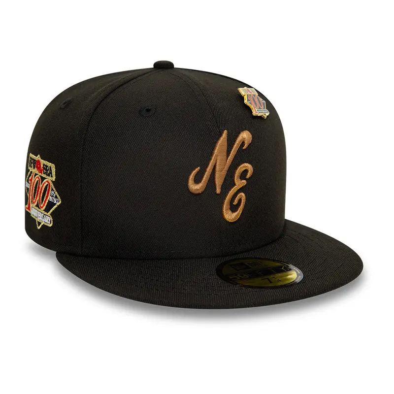 New Era - SCRIPT - 59Fifty Fitted Cap - Black/Stone