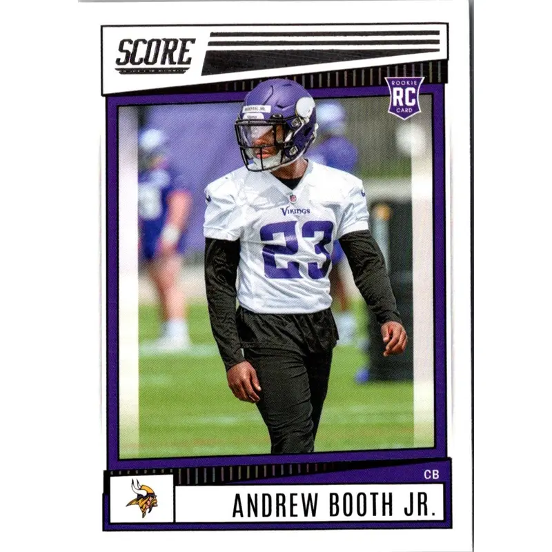 2022 Score Purple Andrew Booth Jr. #326