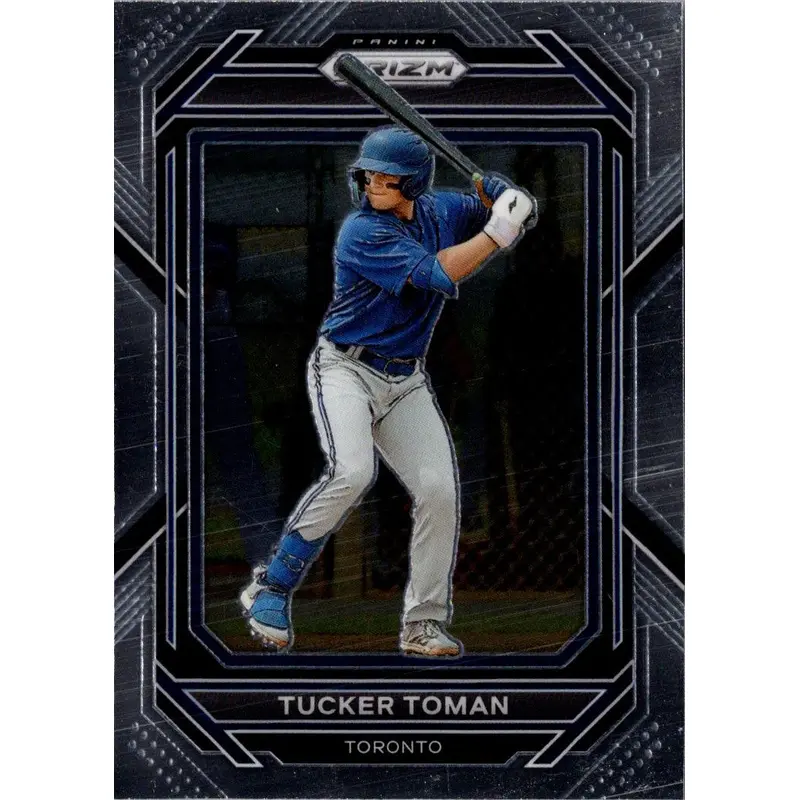 2023 Panini Prizm Blue Ice Tucker Toman #117