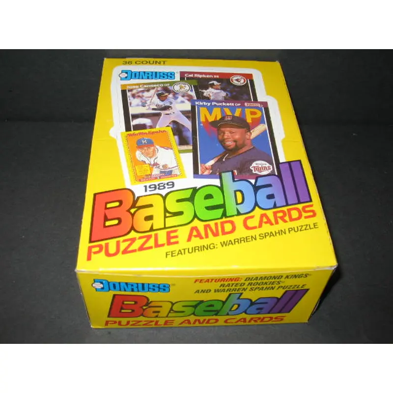 1989 Donruss Baseball Unopened Wax Box