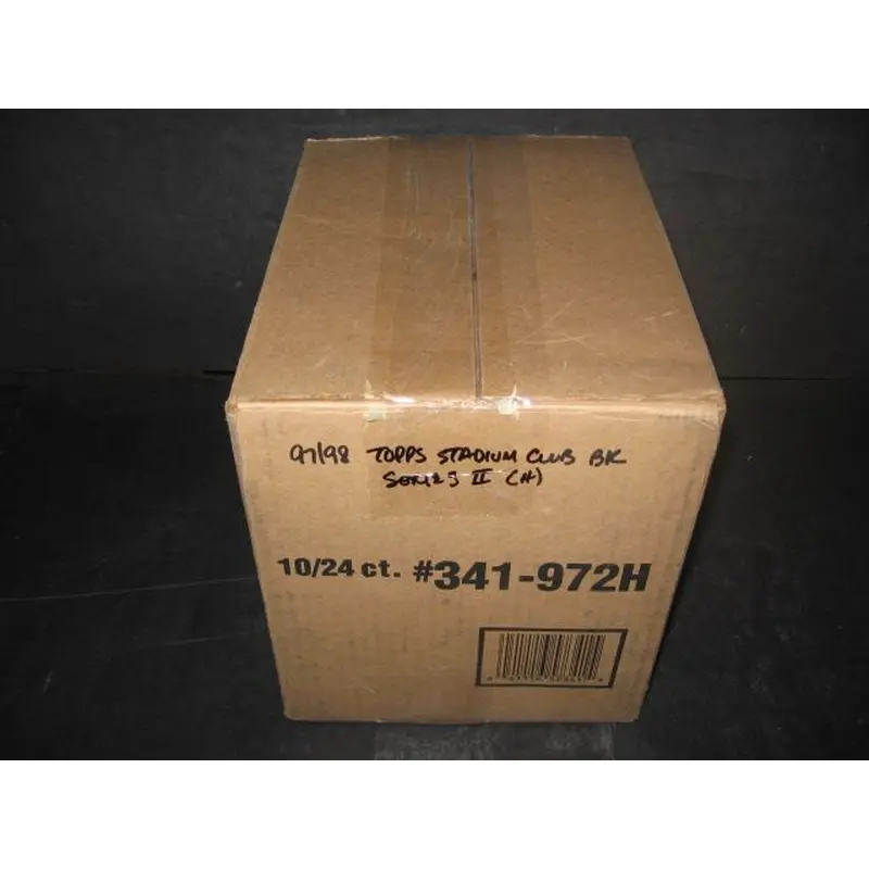 1997/98 Topps Stadium Club Basketball Series 2 Case (Hobby) (10 Box)