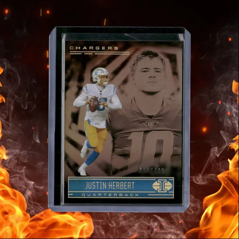 2021 Panini Illusions Justin Herbert Bronze 398/499 #28