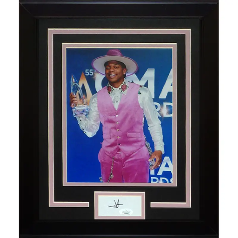 Jimmie Allen Autographed Country Music (CMA) Signature Series Frame - JSA