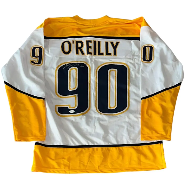 Ryan O'Reilly Autographed Nashville (White #90) Custom Hockey Jersey - JSA