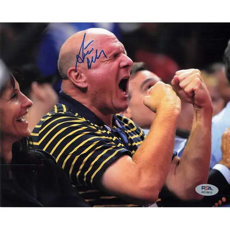Steve Ballmer signed 8x10 photo PSA/DNA Autographed Clippers
