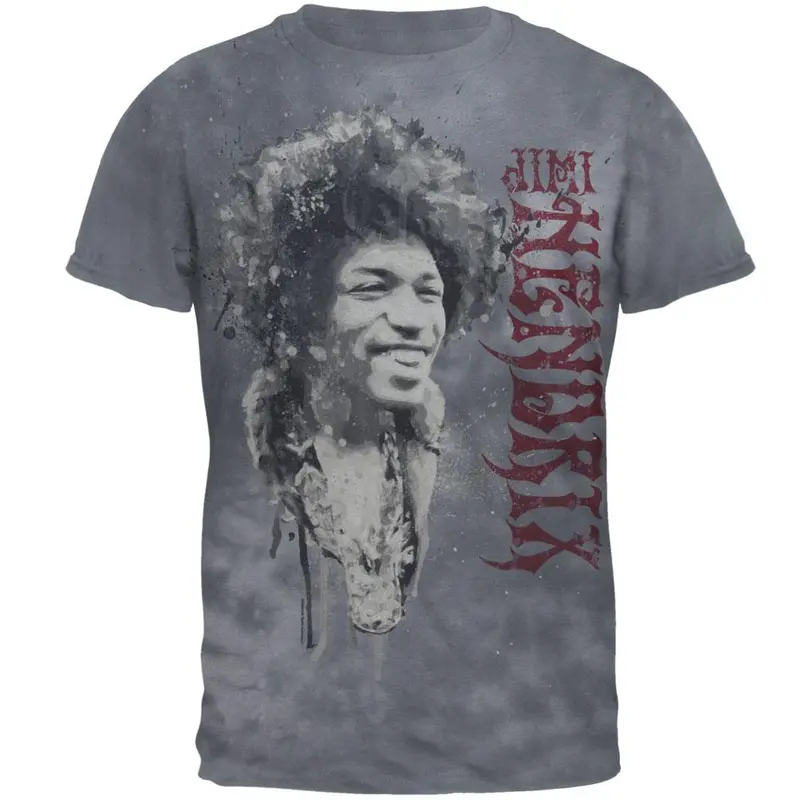 Jimi Hendrix - Portrait Tie Dye Mens T Shirt