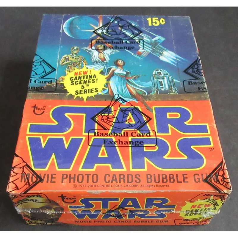 1978 Topps Star Wars Unopened Series 5 Wax Box (BBCE) (A11124)