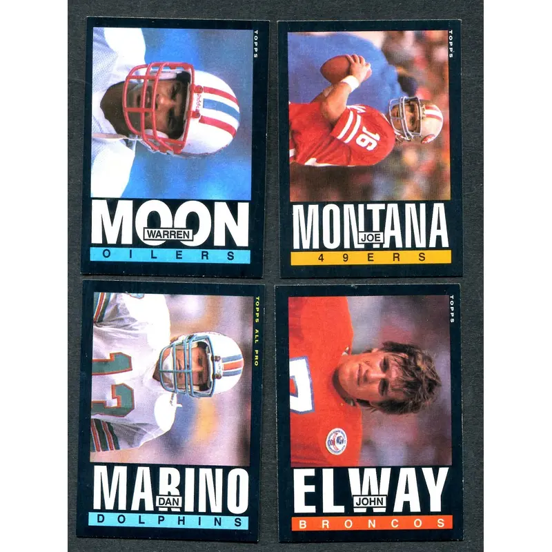 1985 Topps Football Complete Set NM (396) (24-489)