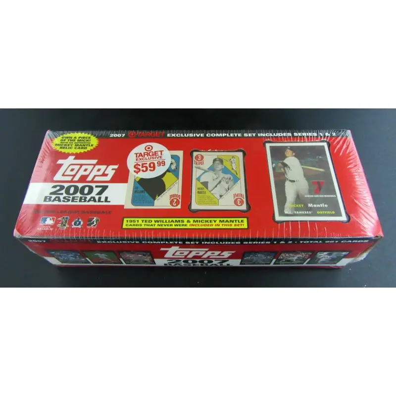 2007 Topps Baseball Factory Set (Target) (Mantle Williams)