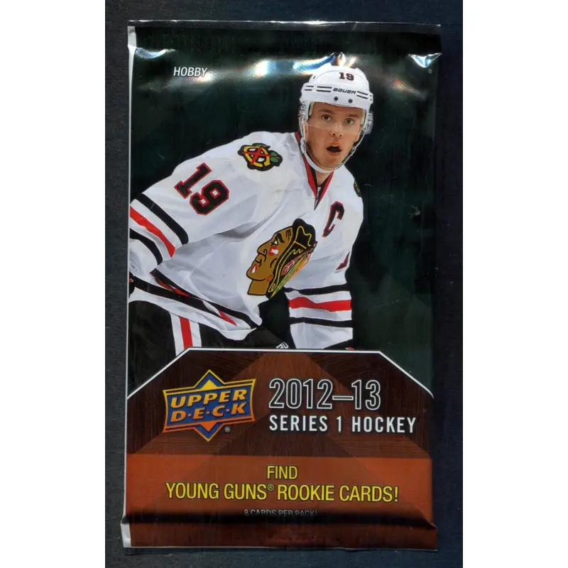 2012/13 Upper Deck Hockey Unopened Series 1 Pack (Hobby) (8)