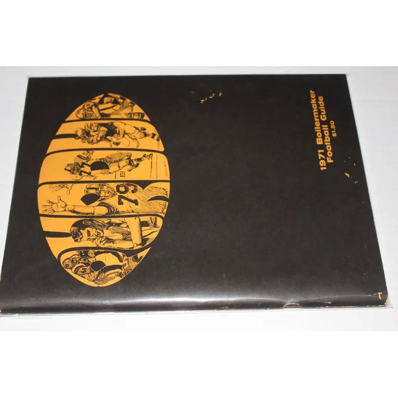 1971 Purdue University Boilermaker Football Guide