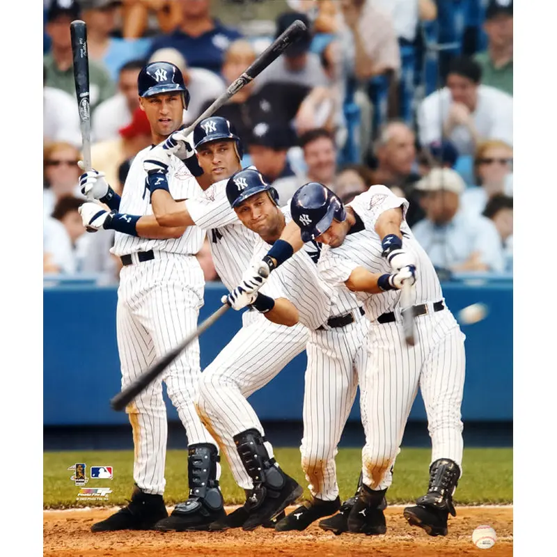 Derek Jeter "The Swing" (2003) New York Yankes Premium Poster Print- Photofile Inc.