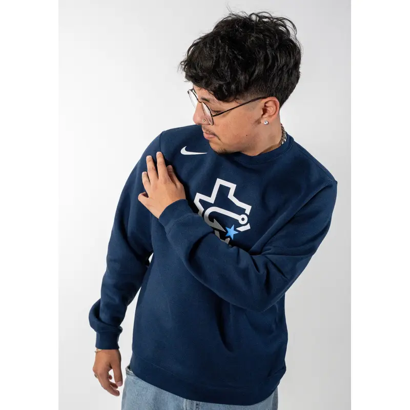 Nike - Fleece Crew Club - Navy